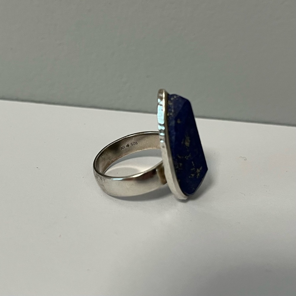 Silpada “Deep Blue” Sterling Silver Ring - Picture 3 of 5